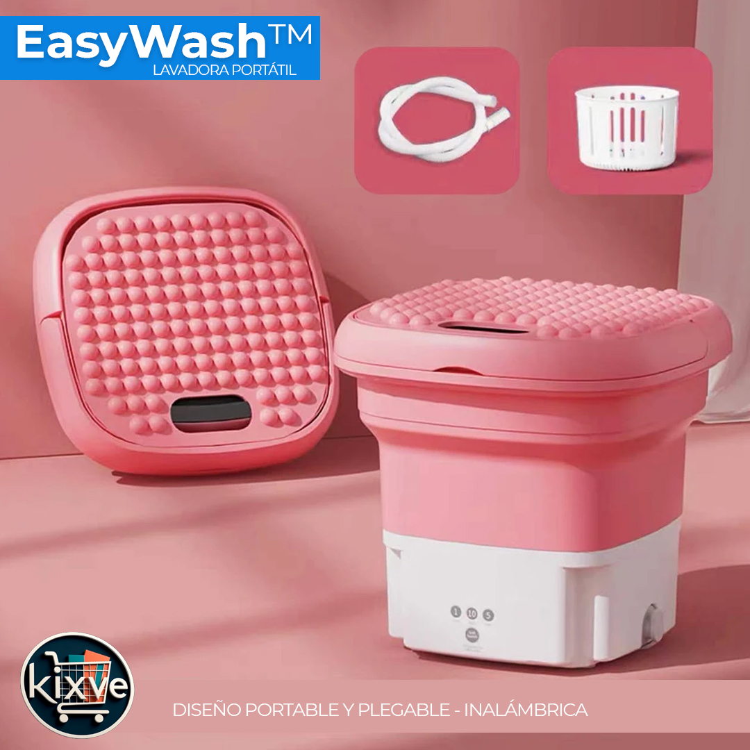🔥🔥OFERTA!🔥🔥 MINI LAVADORA PORTÁTIL PLEGABLE EASYWASH™ ⭐⭐⭐⭐⭐