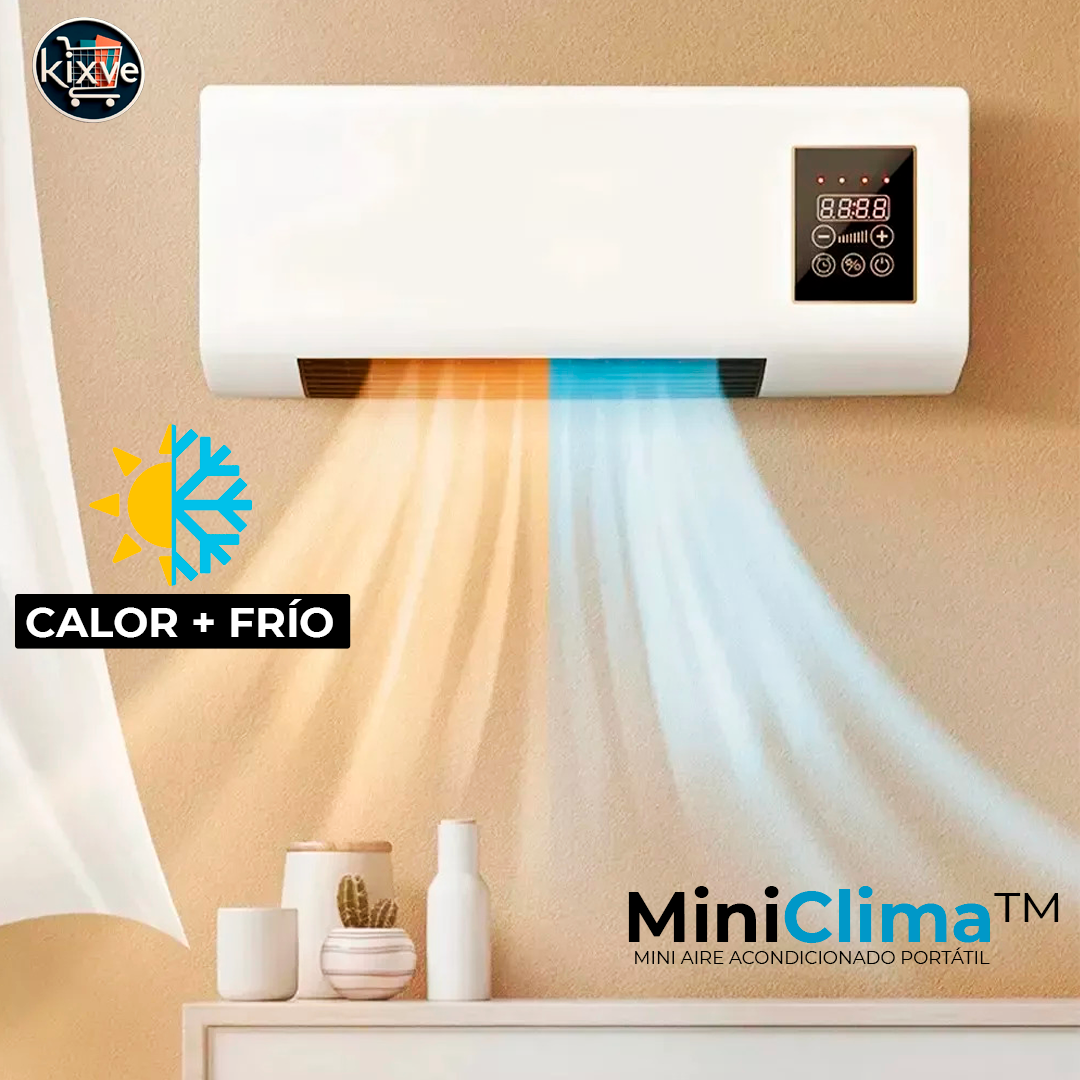 MINI AIRE ACONDICIONADO PORTÁTIL DE PARED 2 EN 1 CALOR + FRIO MINICLIMA™ ⭐⭐⭐⭐⭐