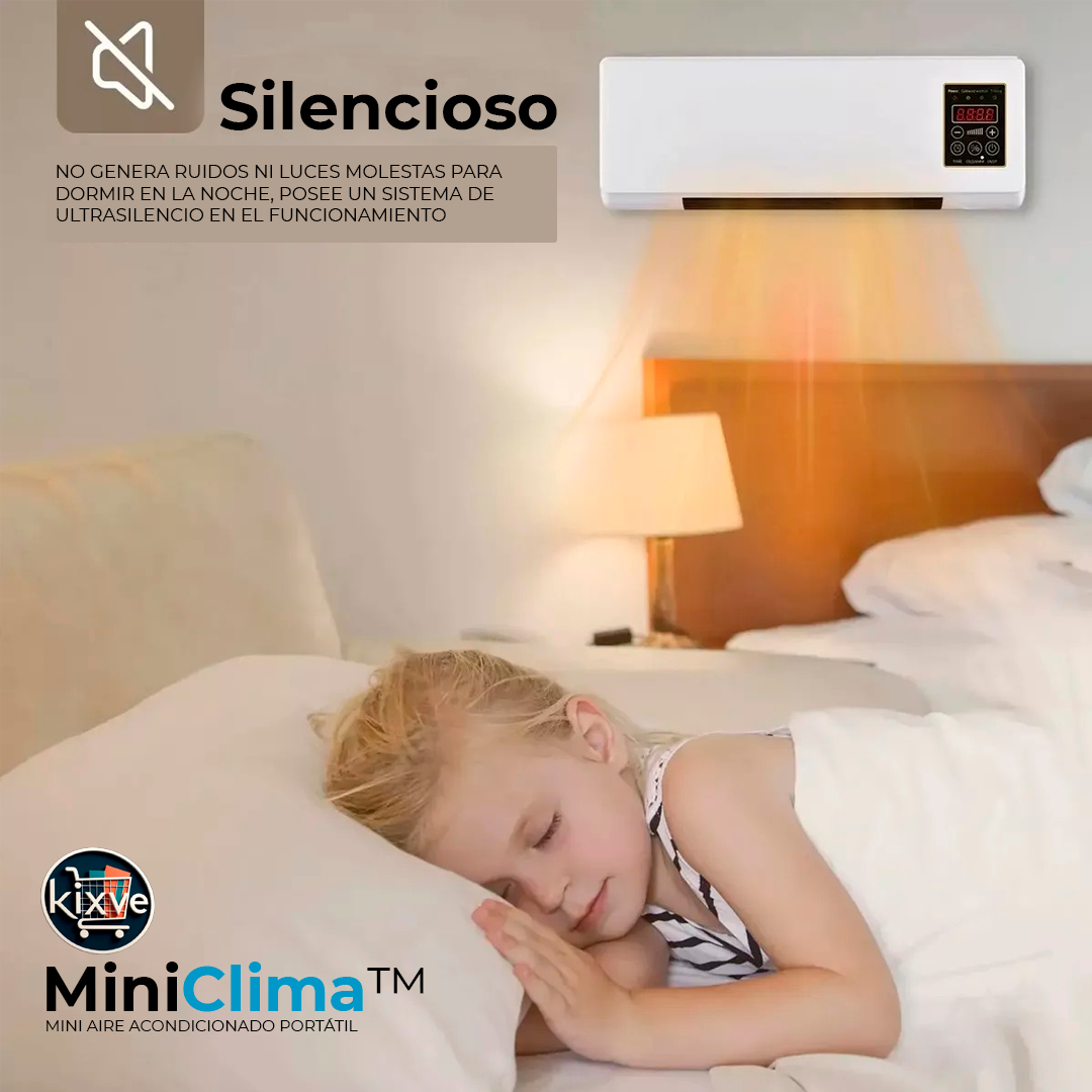 MINI AIRE ACONDICIONADO PORTÁTIL DE PARED 2 EN 1 CALOR + FRIO MINICLIMA™ ⭐⭐⭐⭐⭐