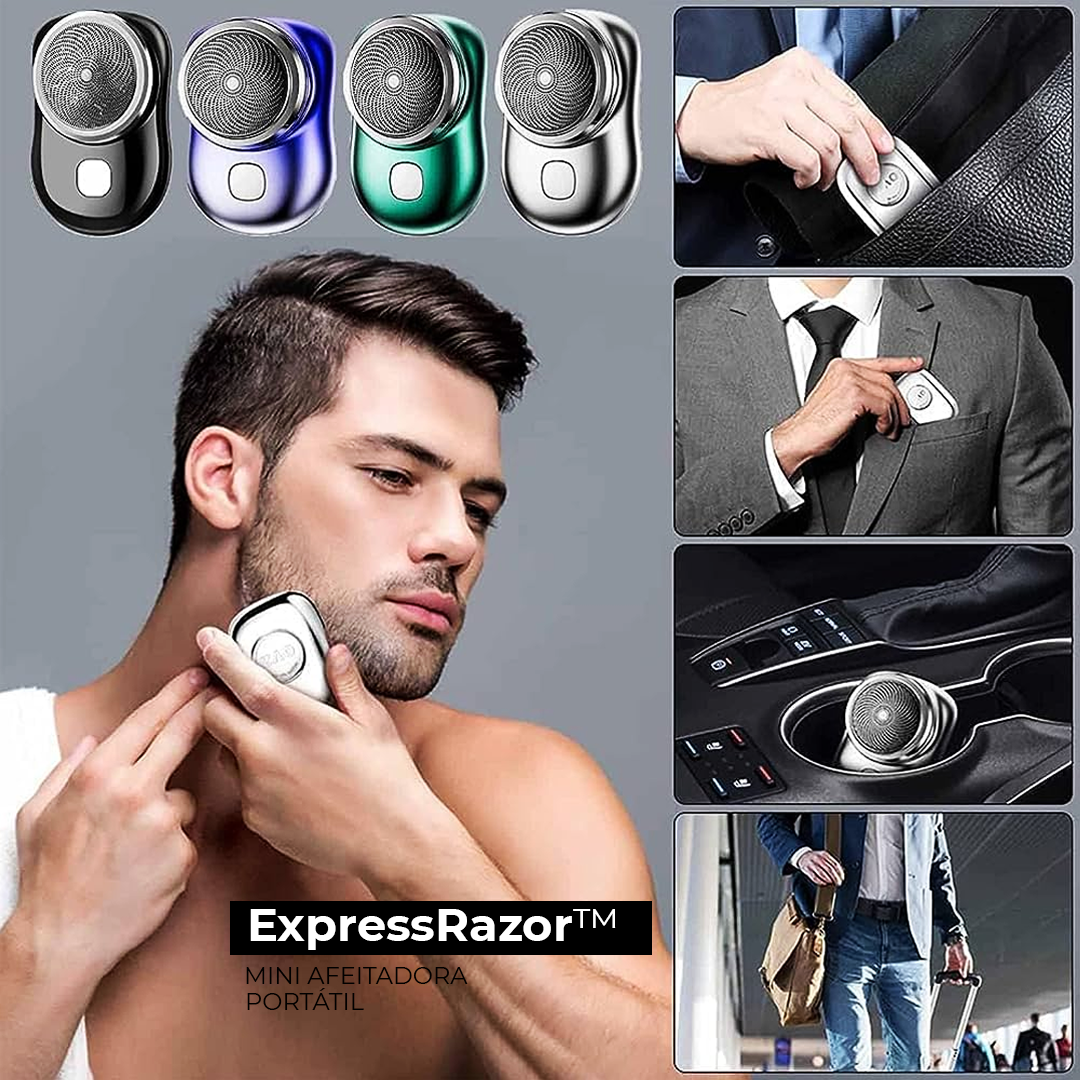 MINI AFEITADORA PORTÁTIL INALÁMBRICA EXPRESSRAZOR™ ⭐⭐⭐⭐⭐