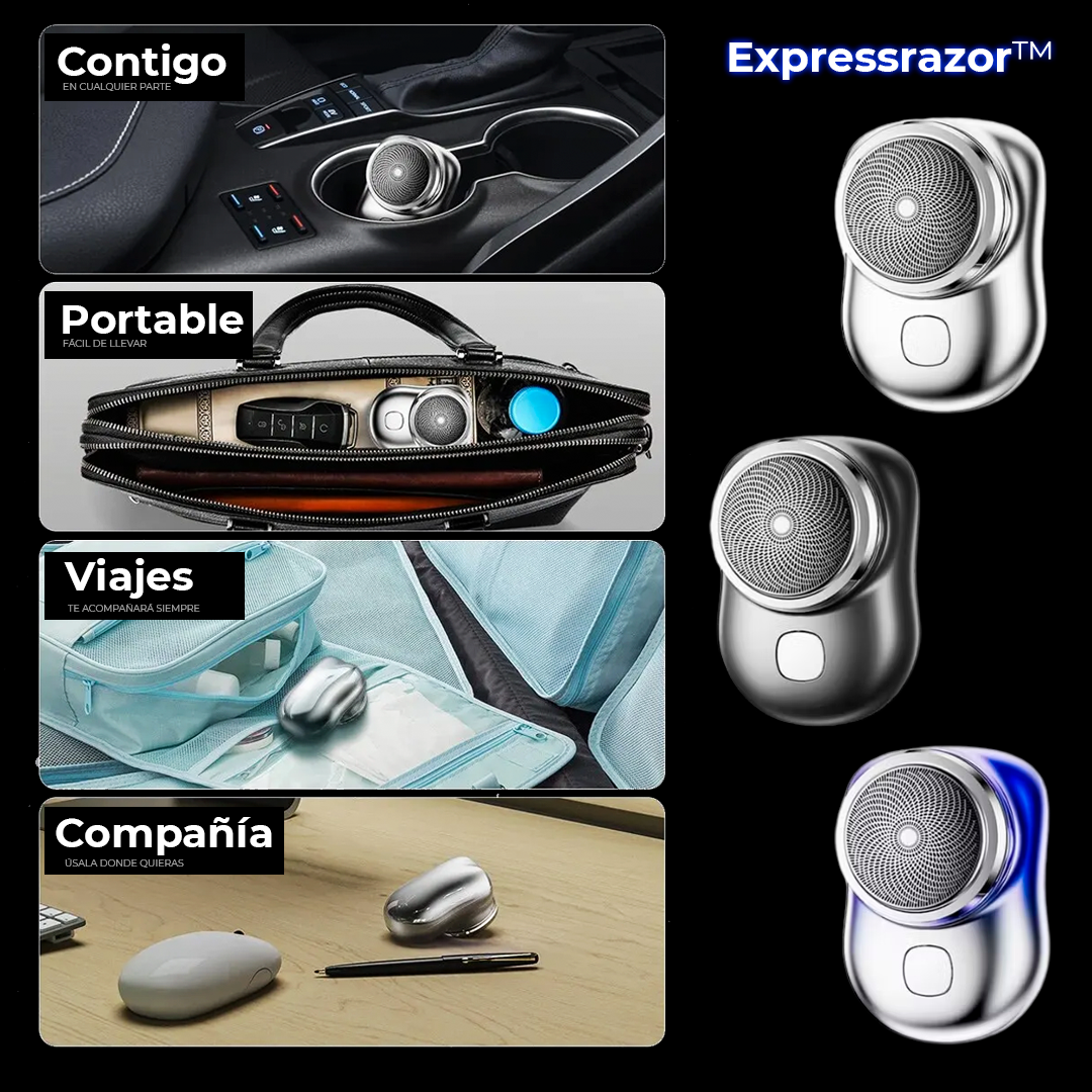 MINI AFEITADORA PORTÁTIL INALÁMBRICA EXPRESSRAZOR™ ⭐⭐⭐⭐⭐