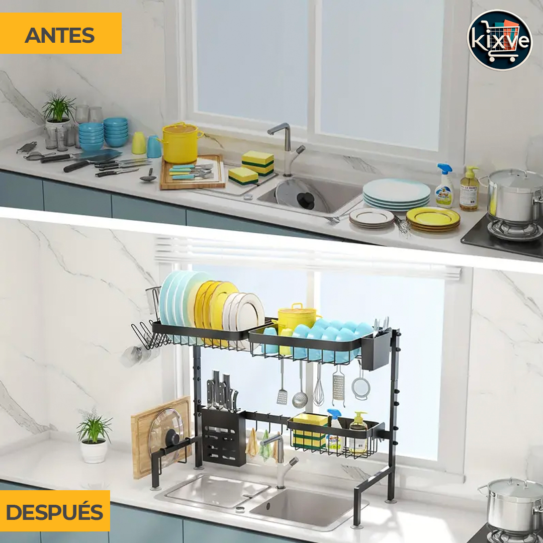 ESCURRIDOR DE PLATOS MULTIFUNCIONAL 85 CM ELITEDRY™ ⭐⭐⭐⭐⭐