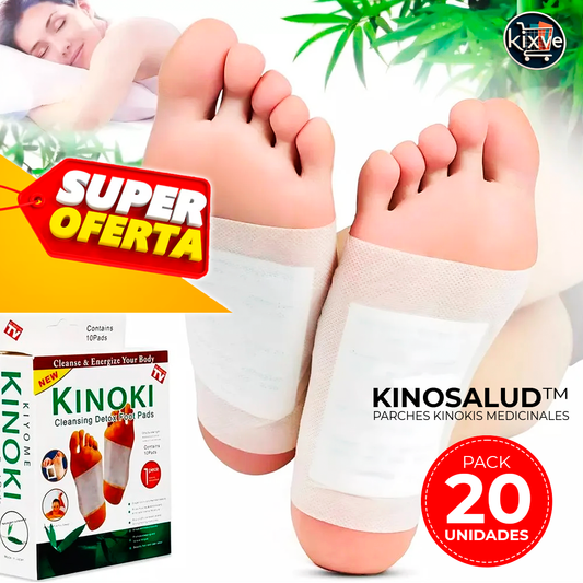 🔥🔥¡OFERTA!🔥🔥 PARCHES KINOKIS PARA PIES PACK 20 UNIDADES KINOSALUD™ ⭐⭐⭐⭐⭐