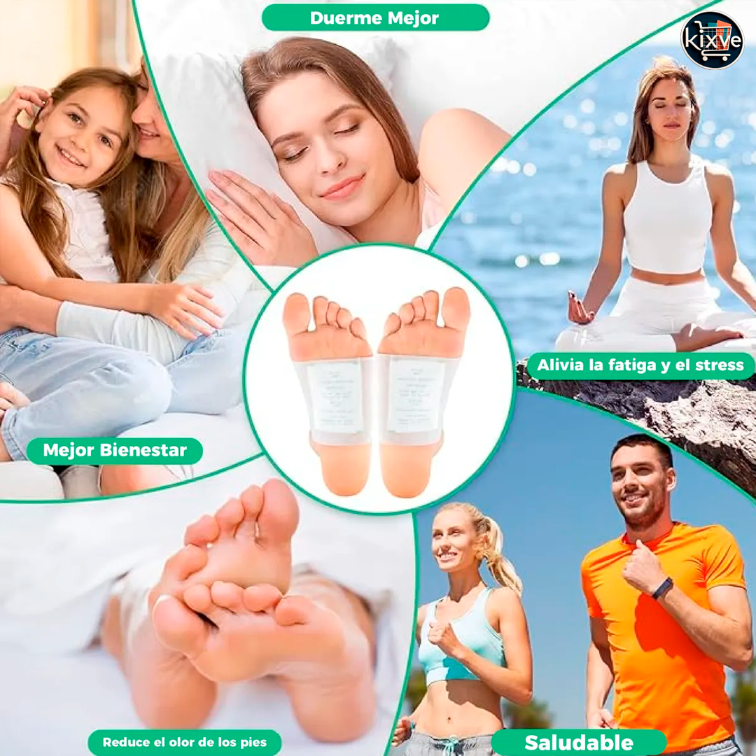 🔥🔥¡OFERTA!🔥🔥 PARCHES KINOKIS PARA PIES PACK 20 UNIDADES KINOSALUD™ ⭐⭐⭐⭐⭐