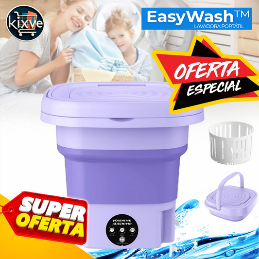 🔥🔥OFERTA!🔥🔥 MINI LAVADORA PORTÁTIL PLEGABLE EASYWASH™ ⭐⭐⭐⭐⭐