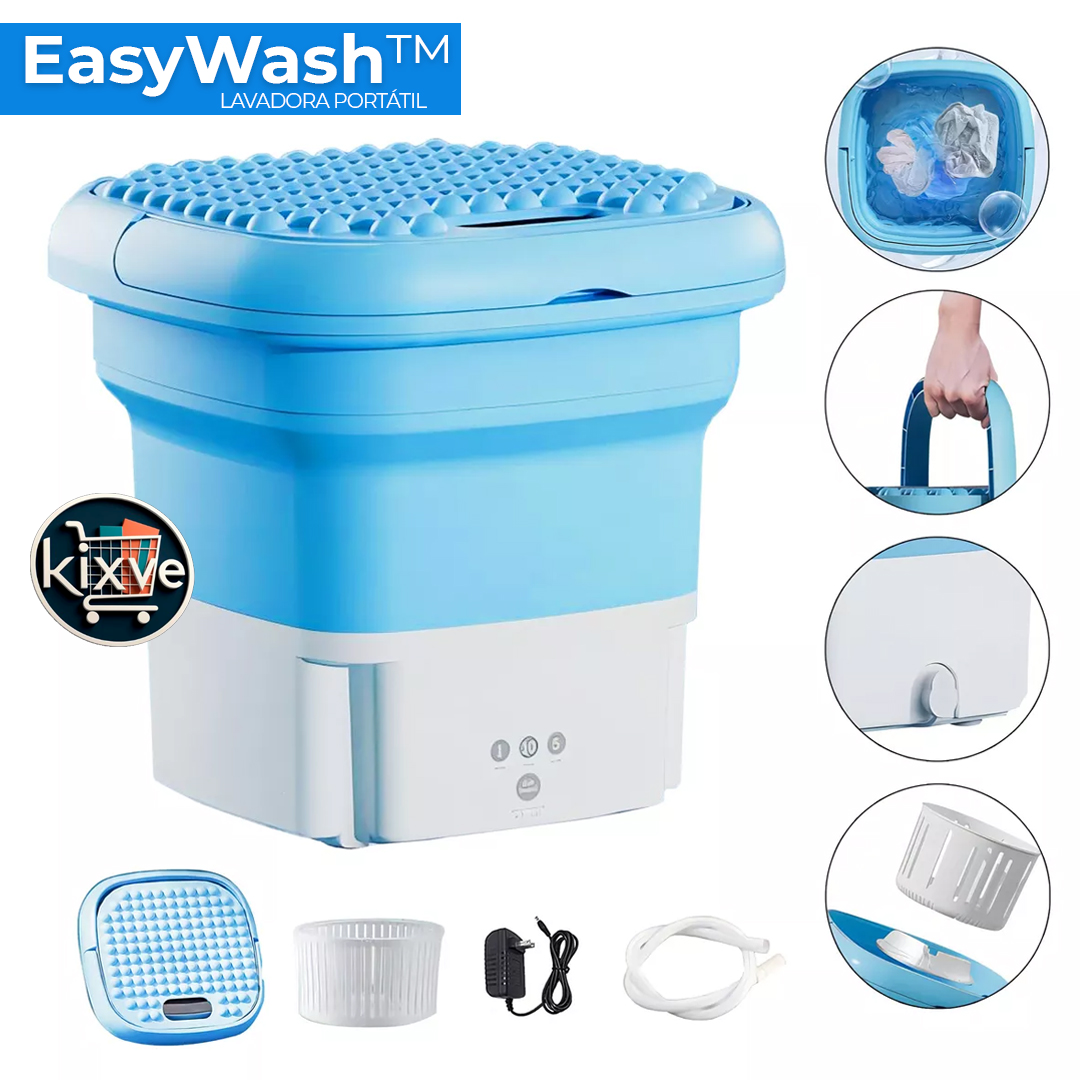 🔥🔥OFERTA!🔥🔥 MINI LAVADORA PORTÁTIL PLEGABLE EASYWASH™ ⭐⭐⭐⭐⭐