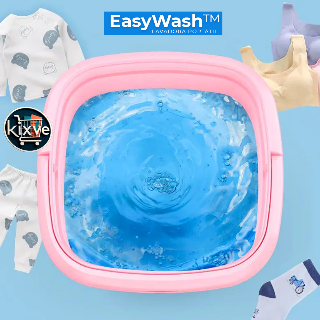 🔥🔥OFERTA!🔥🔥 MINI LAVADORA PORTÁTIL PLEGABLE EASYWASH™ ⭐⭐⭐⭐⭐