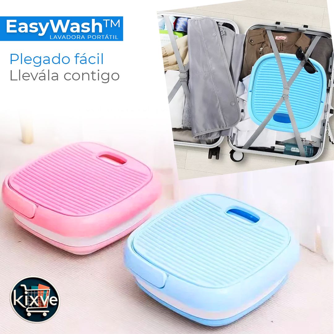 🔥🔥OFERTA!🔥🔥 MINI LAVADORA PORTÁTIL PLEGABLE EASYWASH™ ⭐⭐⭐⭐⭐