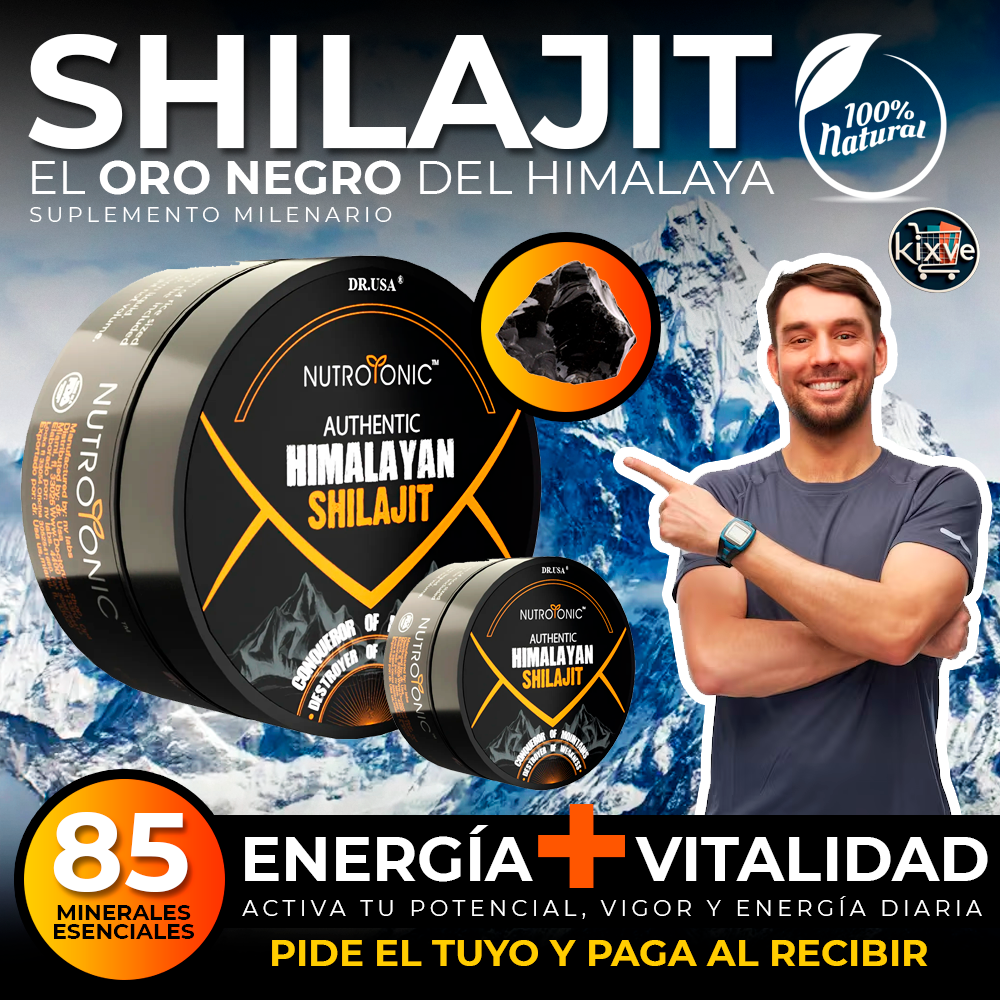 SHILAJIT ORIGINAL HIMALAYA SUMPLEMENTO SHILASTAR™ ⭐️⭐️⭐️⭐️⭐️