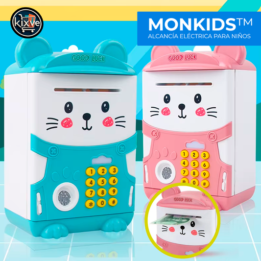 ALCANCÍA PARA NIÑOS MUSICAL ELECTRÓNICA MONKIDS™ ⭐️⭐️⭐️⭐️⭐️