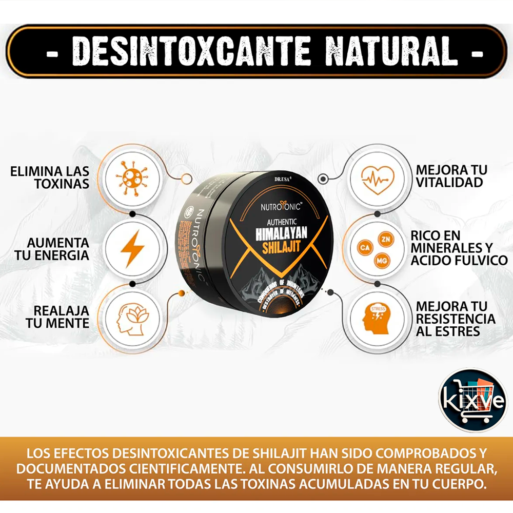 SHILAJIT ORIGINAL HIMALAYA SUMPLEMENTO SHILASTAR™ ⭐️⭐️⭐️⭐️⭐️