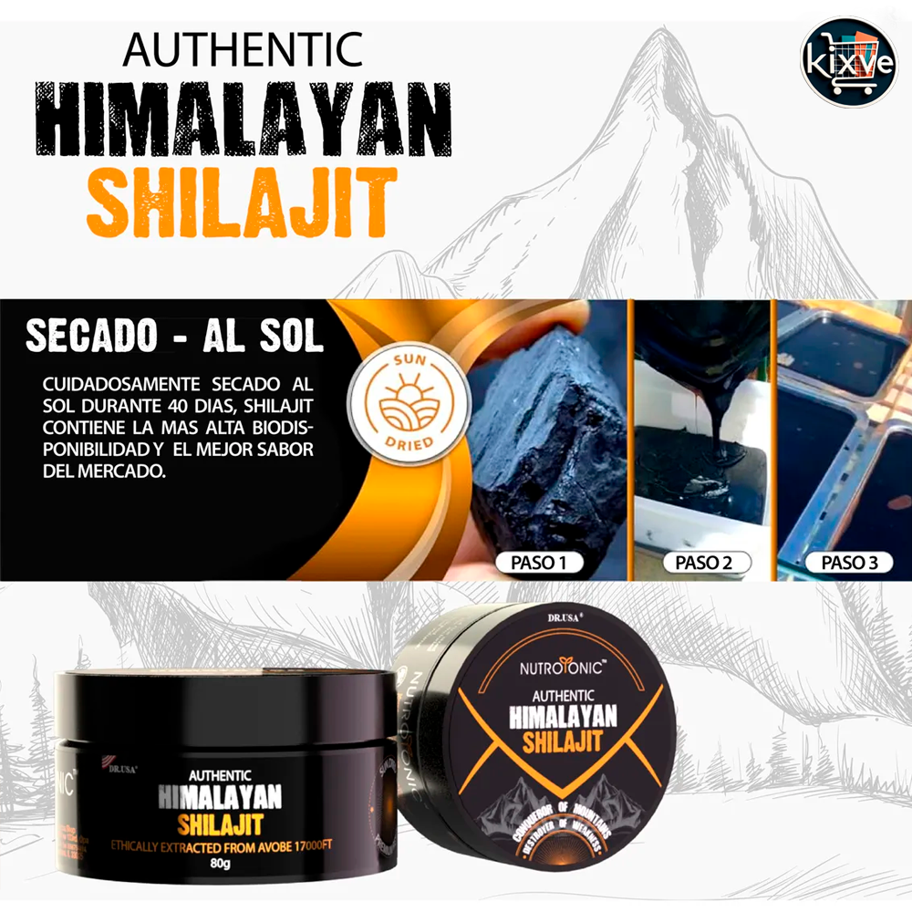 SHILAJIT ORIGINAL HIMALAYA SUMPLEMENTO SHILASTAR™ ⭐️⭐️⭐️⭐️⭐️